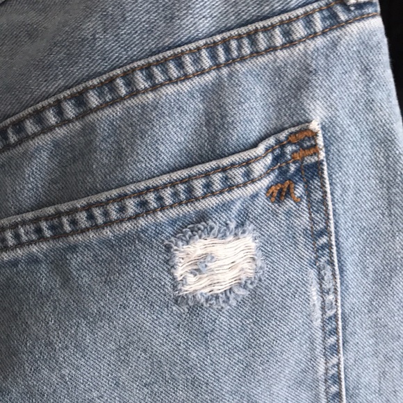 Madewell The Perfect Jean Distressed Denim Shorts 100% Cotton - Picture 4 of 11